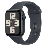 Apple Watch SE 2022 GPS 44MM Midnight Aluminum Case with Midnight Sport Band