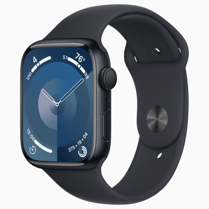 Apple Watch Series 9 GPS 41MM Midnight Aluminum Case with Midnight Sport Band - Image 1